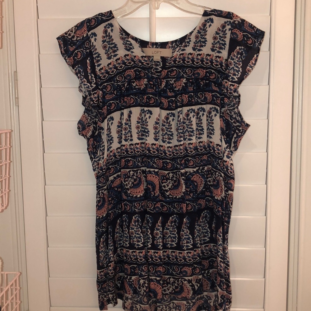 Loft Patterned Blouse - image 3